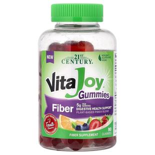 21世纪,VitaJoy® Gummies, Fiber, Fruit, 90 Gummies