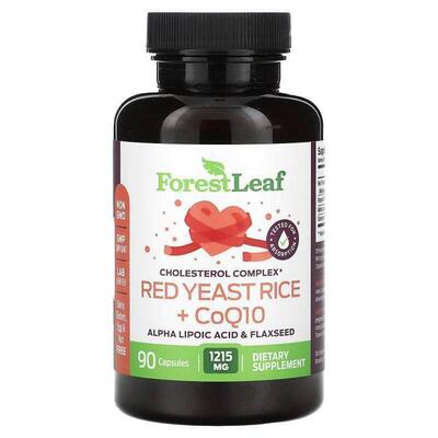 Forest Leaf,Red Yeast Rice + CoQ10, 90 Capsules