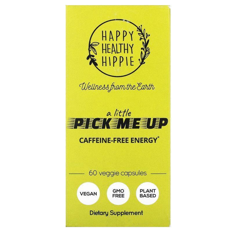 Happy Healthy Hippie,A Little Pick Me Up, Caffeine Free Ener