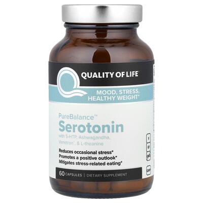 Quality of Life Labs,PureBalance™ Serotonin, 60 Capsules