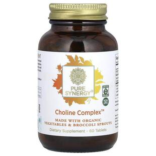 Pure Synergy,胆碱复合物补充剂，60 片