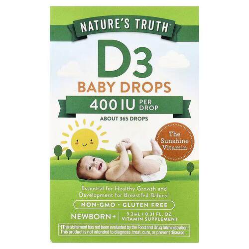 Nature's Truth,Vitamins, D3 Baby Drops