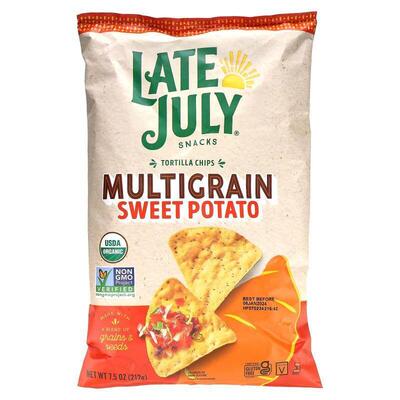 Late July,Multigrain Tortilla Chips, Sweet Potato, 7.5 oz (2