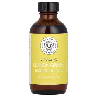 Organic Lemongrass Body Naturals Oil Pure Essential