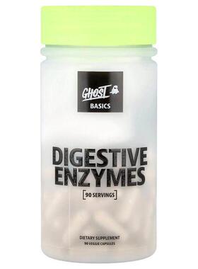 Ghost,Basics, Digestive Enzymes, 90 Veggie Capsules