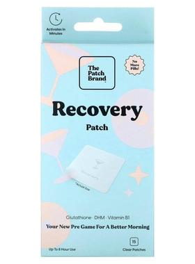 The Patch Brand,Recovery Patch, 15 Clear Patches