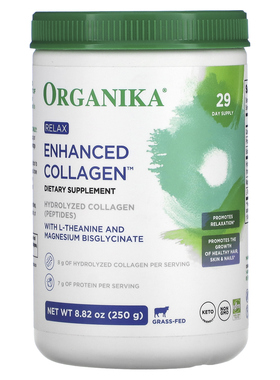 沃华泰康,强化胶原蛋白，放松，8.82 盎司（250 克）