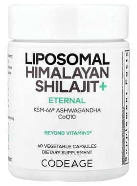 Codeage,Eternal, Liposomal Himalayan Shilajit+, 60 Vegetable