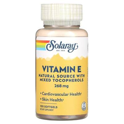 Solaray,Vitamin E, 268 mg, 50 Softgels