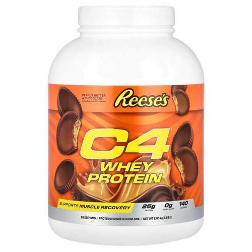 C4 / Cellucor,乳清蛋白，里斯花生酱和巧克力，5.85 磅（2.65 千