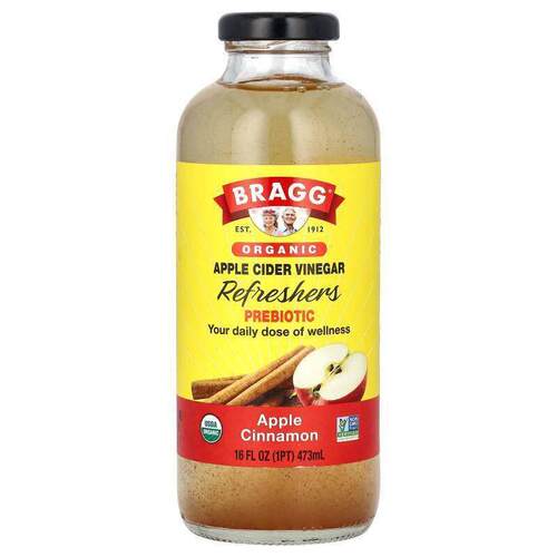 布拉格,Organic Apple Cider Vinegar Refreshers, Prebiotic, Gi