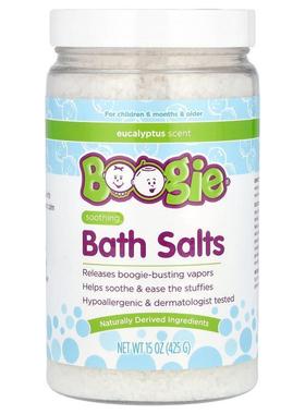 Boogie Wipes,Soothing Bath Salts, Eucalyptus, 15 oz (425 g)