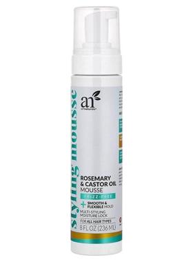 artnaturals,Rosemary & Castor Oil Styling Mousse, For Al