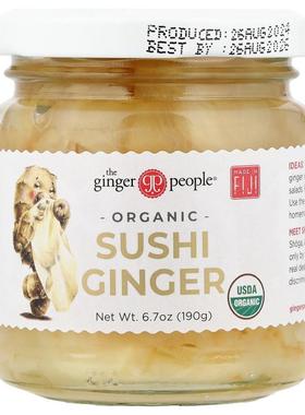 The Ginger People,Organic Sushi Ginger, 6.7 oz (190 g)