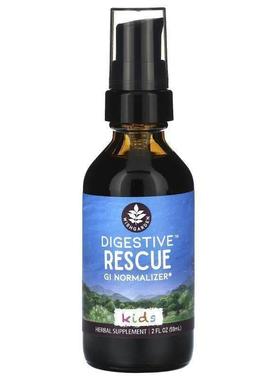 WishGarden Herbs,Kids, Digestive Rescue GI Normalizer, 2 fl