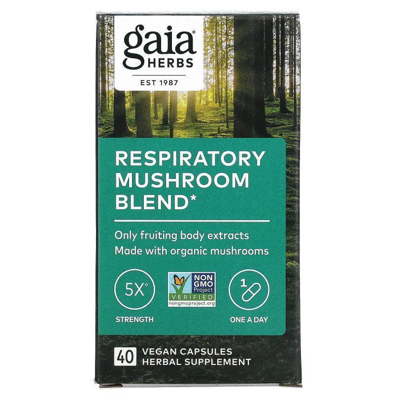 Gaia Herbs 呼吸系统蘑菇混合物