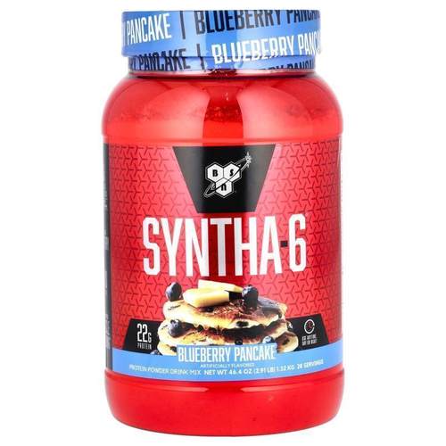必胜,Syntha-6, Protein Powder Drink Mix, Blueberry Pancake,