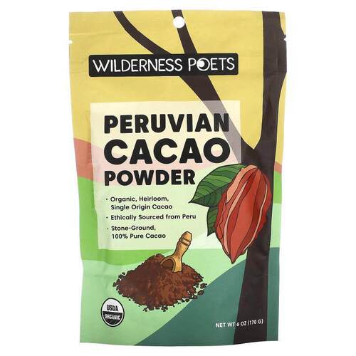 Wilderness Poets LLC,Arriba Nacional Cacao Powder，6盎司（17