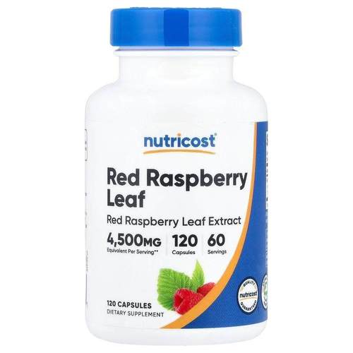 Nutricost,Red Raspberry Leaf, 120 Capsules (2,250 mg per Cap