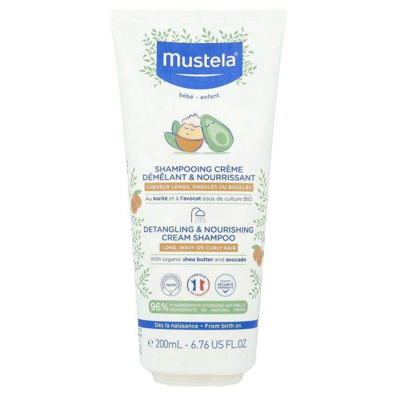 Mustela,婴儿，顺滑滋养洗发膏，长发、波浪或卷发，6.76 液量盎2,美发护发/假发,洗发水,淘宝优惠券,粉丝福利购,淘宝优惠卷