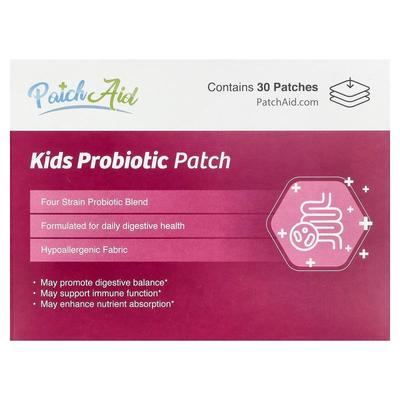 PatchAid,Kids Probiotic Patch, 30 Patches