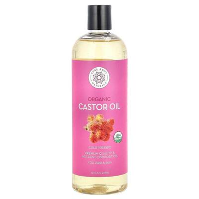 Pure Body Naturals,Organic Castor Oil, 16 fl oz (473 ml)
