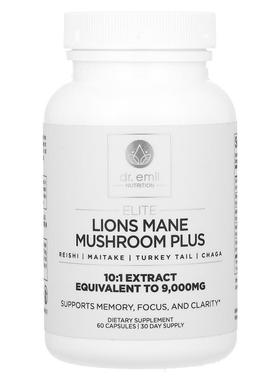 Dr. Emil Nutrition,Elite, Lions Mane Mushroom Plus