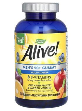 Nature's Way Alive50岁以上男性维生素软糖