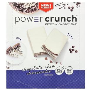 PowerBar,Power Crunch Protein Energy Bar, Chocolate Chip Che
