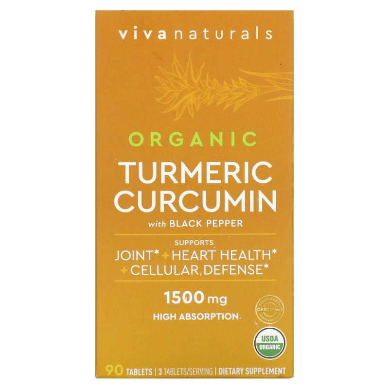 Viva Naturals 有机姜黄素与黑胡椒