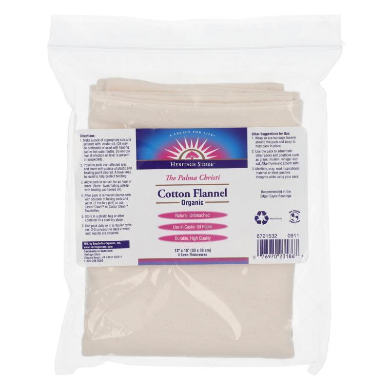 Heritage Store,The Palma Christi, Organic Cotton Flannel, 1