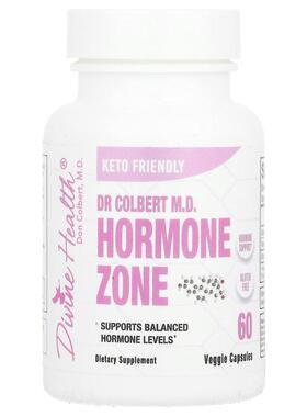 Divine Health,Dr Colbert M.D. Hormone Zone, 60 Veggie Capsul