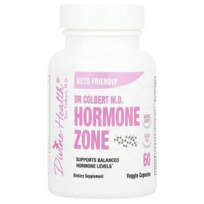 Divine Health,Dr Colbert M.D. Hormone Zone, 60 Veggie Capsul