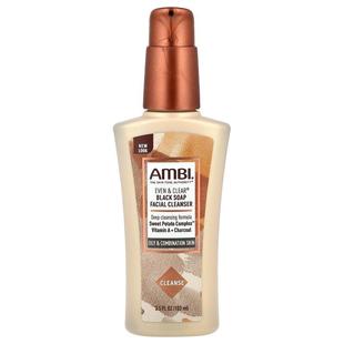 黑皂洁面乳 Clear® 无香 3.5 103 AMBI 液量盎司 Even