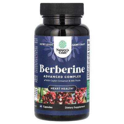 Natures Craft,Berberine, Advanced Complex, 60 Capsules