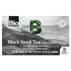 Bio Nutrition,Black Seed Tea with Green Tea, 30 Tea Bags, 1.