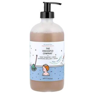 The Unscented Company,Kids, Shiny Shampoo + Wash, Fragrance