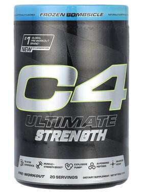 细胞肌能,C4 Ultimate Strength, Pre-Workout, Sour Green Apple