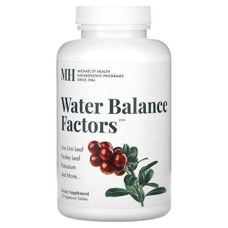 Michael's Naturopathic,Water Balance Factors, 90 Vegetarian