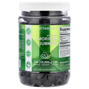 Vitamatic,Moringa Gummies, Sugar Free, 240 Gummies