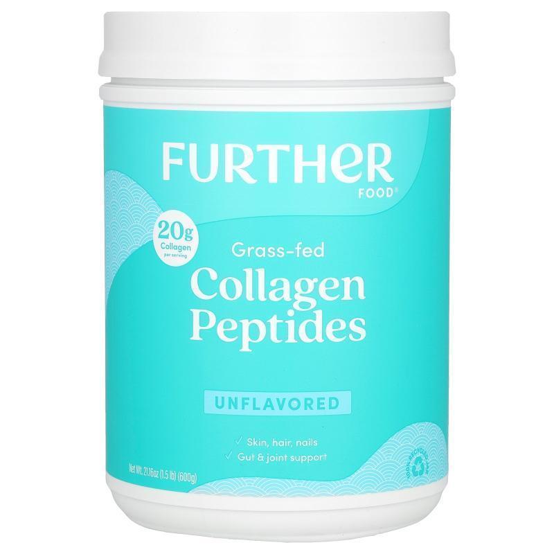 Further Food,Grass-Fed Collagen Peptides, Unflavored, 1.5 lb
