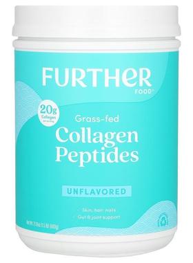 Further Food,Grass-Fed Collagen Peptides, Unflavored, 1.5 lb
