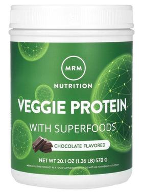 MRM Nutrition,SuperFood 素食蛋白，香草味，2.5 磅（1,140 克）