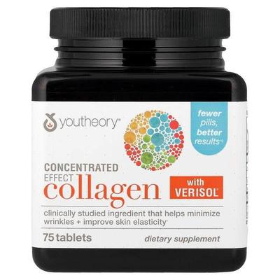 Youtheory,Concentrated Effect Collagen with Verisol®, 75 Tab