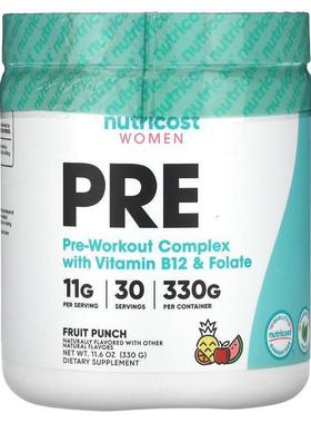 Nutricost,Women, Pre-Workout Complex With Vitamin B12 &a