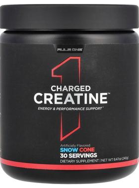 Rule One Proteins,Charged Creatine, Snow Cone, 8.47 oz (240