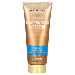 Yeouth,Self Tanning Lotion, For Face &amp;amp; Body, Med
