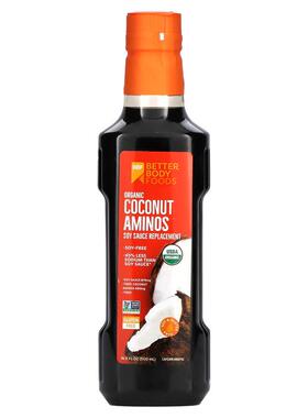 BetterBody Foods,有机椰子氨基，酱油替代品，16.9 液量盎司（50