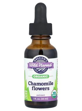 Oregons Wild Harvest,Organic Chamomile Flowers Extract, 1 fl