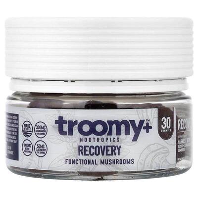 Troomy Nootropics,Recovery, Functional Mushrooms Gummies, Ha